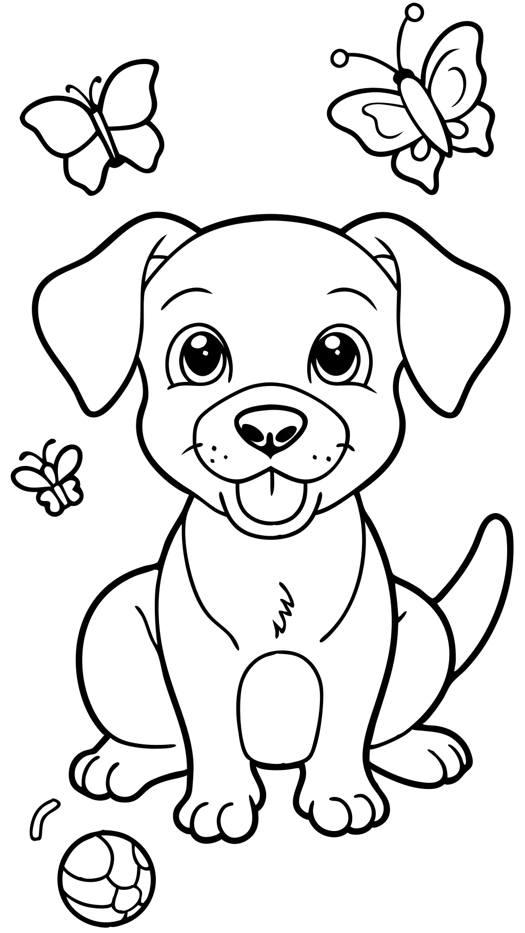 coloring pages puppy dog